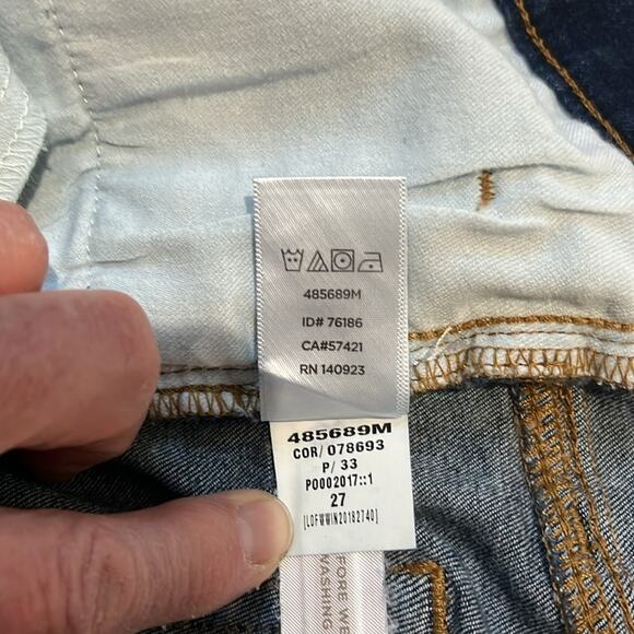 Loft Modern Skinny Jeans Mid Rise Dark Wash Size 4 NWOT - Picture 6 of 6